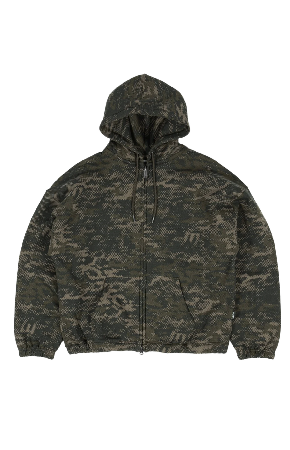 BOXY DIGICAMO ZIP HOODIE CAMO LICHEN GREEN