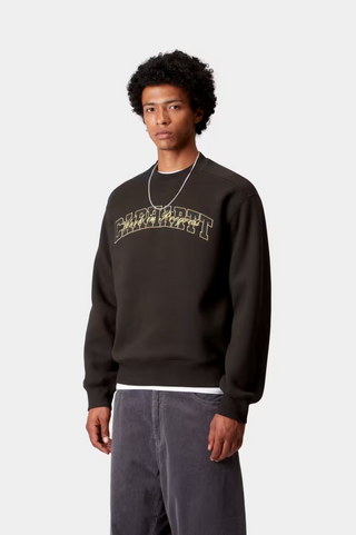 BIG SCHOOL SWEATSHIRT TOBACCO