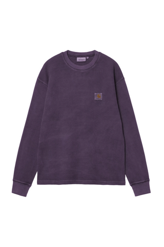 L/S VISTA WAFFLE TEE LOKERS/GARMENT DYED