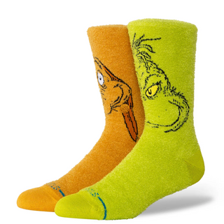 GRINCH AND MAX SOCK GREEN