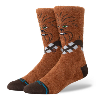CHEWIE CREW SOCK BROWN