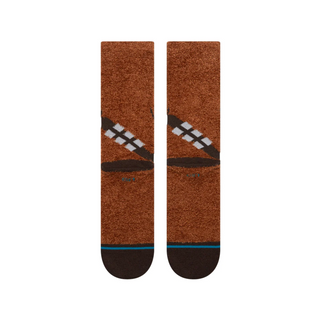 CHEWIE CREW SOCK BROWN