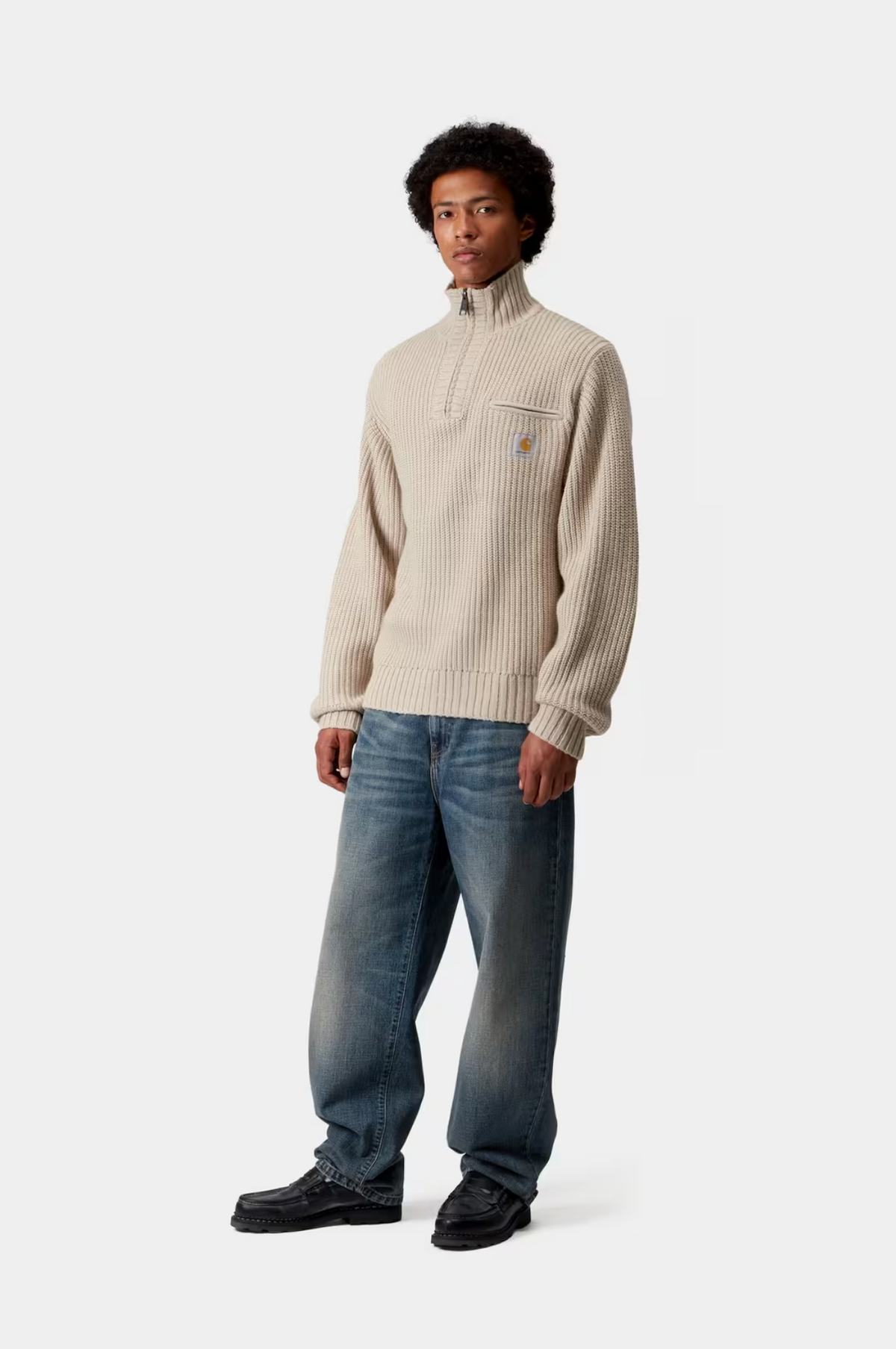 DETROIT HALF ZIP FLEUR DE SEL
