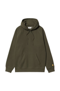 HOODED CHASE SWEAT OLIVE