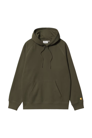 HOODED CHASE SWEAT OLIVE