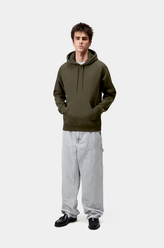 HOODED CHASE SWEAT OLIVE