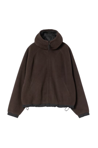 W' HOODED FELIX FLEECE PALISANDER