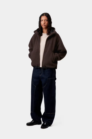 W' HOODED FELIX FLEECE PALISANDER