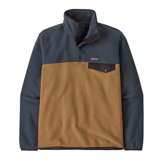 M' LIGHHTWEIGHT SYNCH SNAP-T PULLOVER FLEECE DEER BROWN