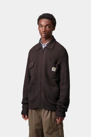 CHORE KNIT JACKET PALISANDER