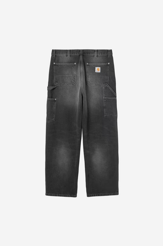 OG DOUBLE KNEE PANT BLACK GRIND WASHED