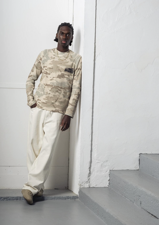 ANGORA WAFFLE TEE CAMO