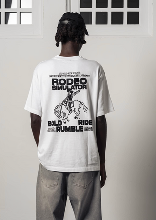 RODEO SIMULATOR WHITE TEE