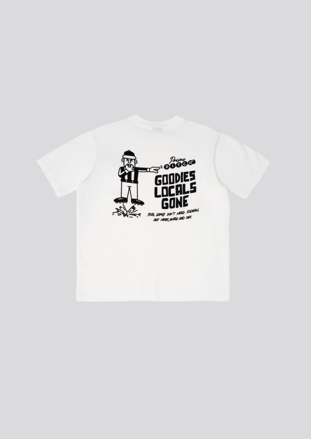 PRIME PITCH LOCALS TEE WHITE