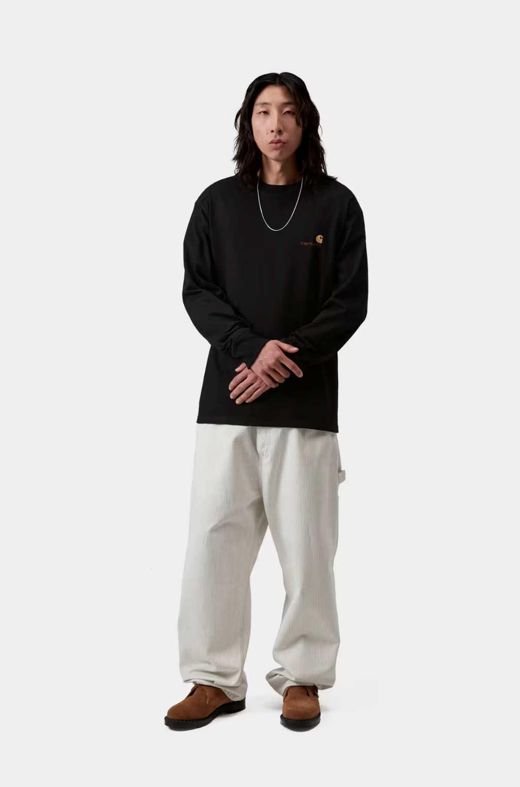 AMERICAN SCRIPT L/S BLACK