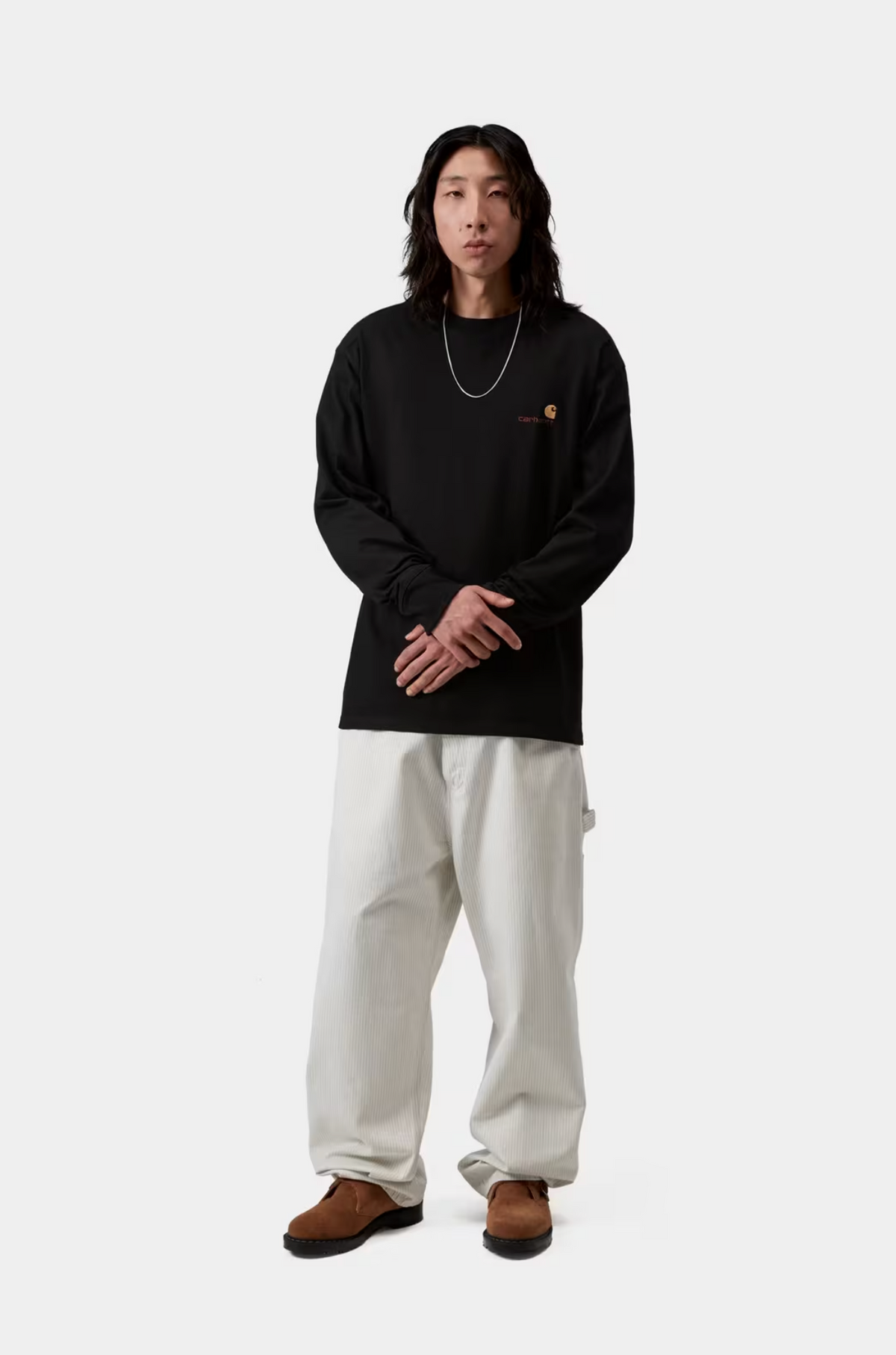 AMERICAN SCRIPT L/S BLACK