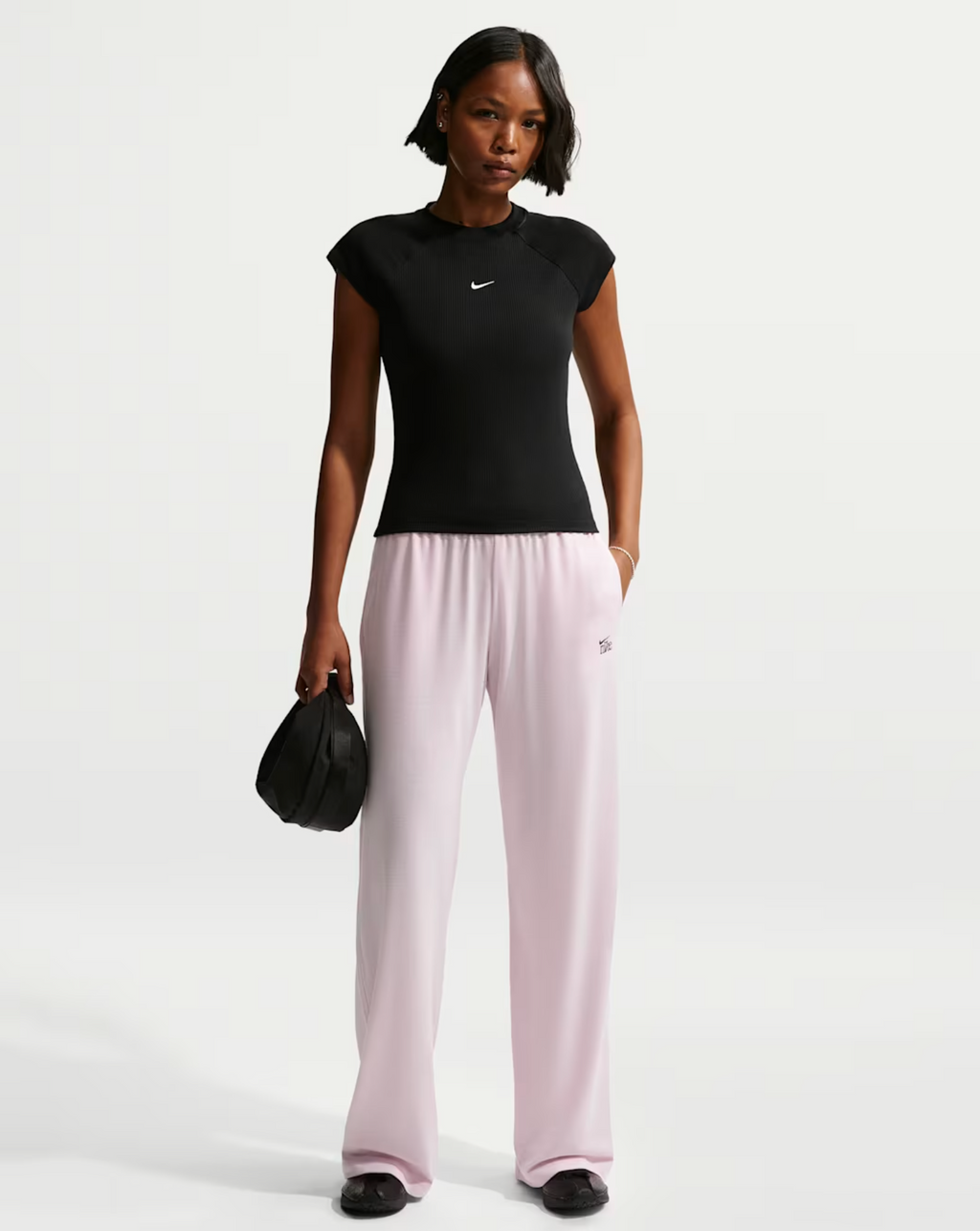 CHILL KNIT TIGHT RIBBED TEE BLACK