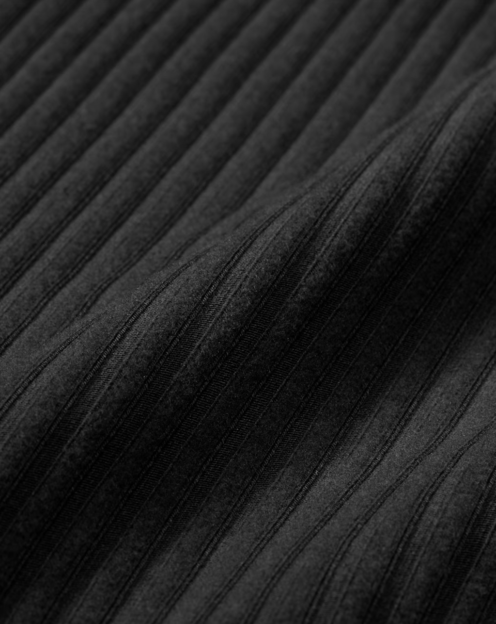 MID-RISE TIGHT RIBBED TROUSERS