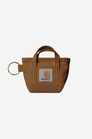 MINI TOTE BAG KEYCHAIN HAMILTON BROWN