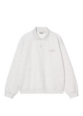 WIP LABEL POLO SWEAT ASH HEATHER