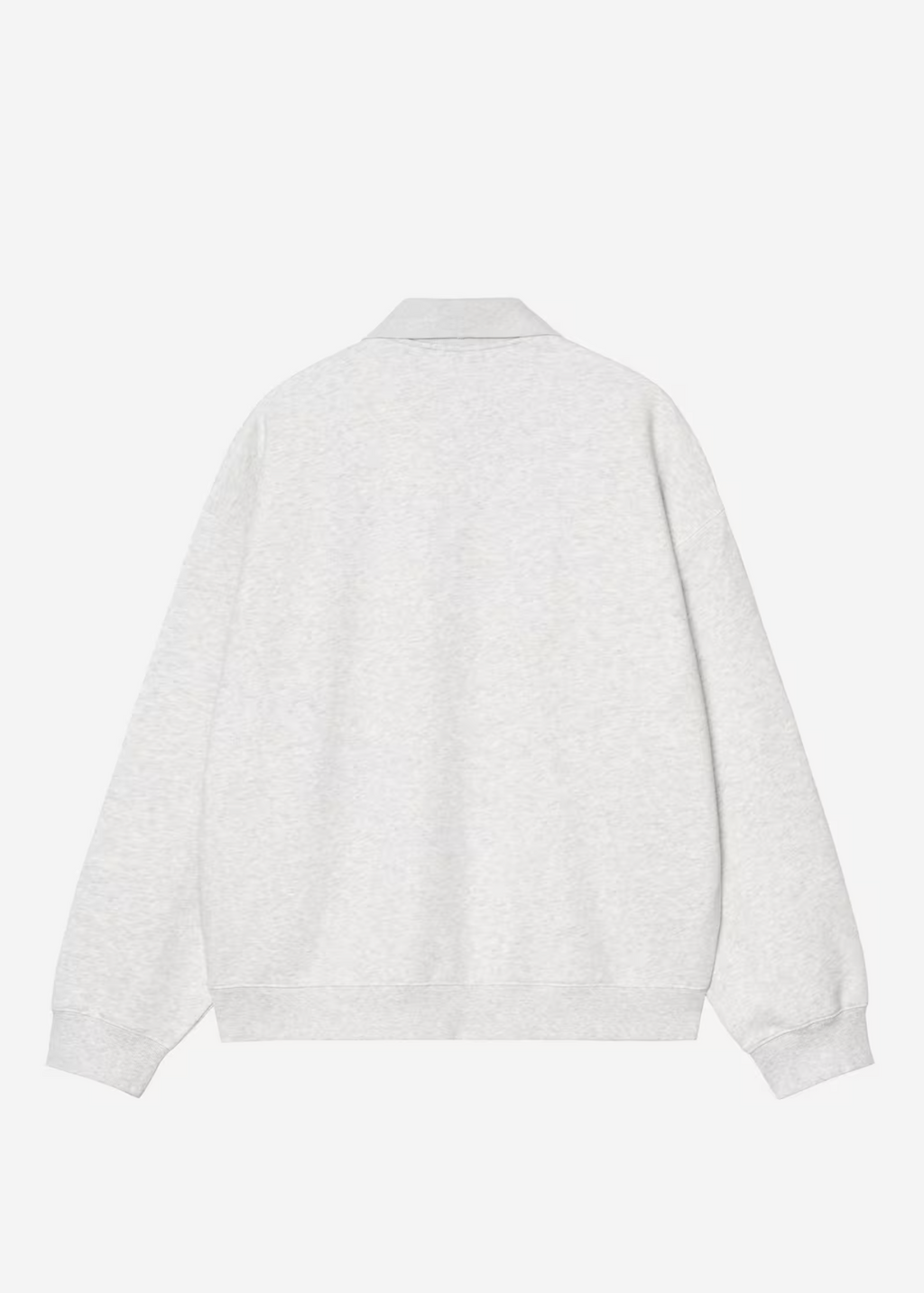 WIP LABEL POLO SWEAT ASH HEATHER