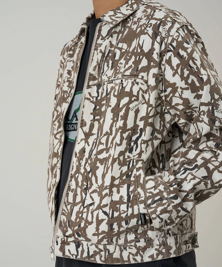 TAOS CANVAS JACKET GREY REED