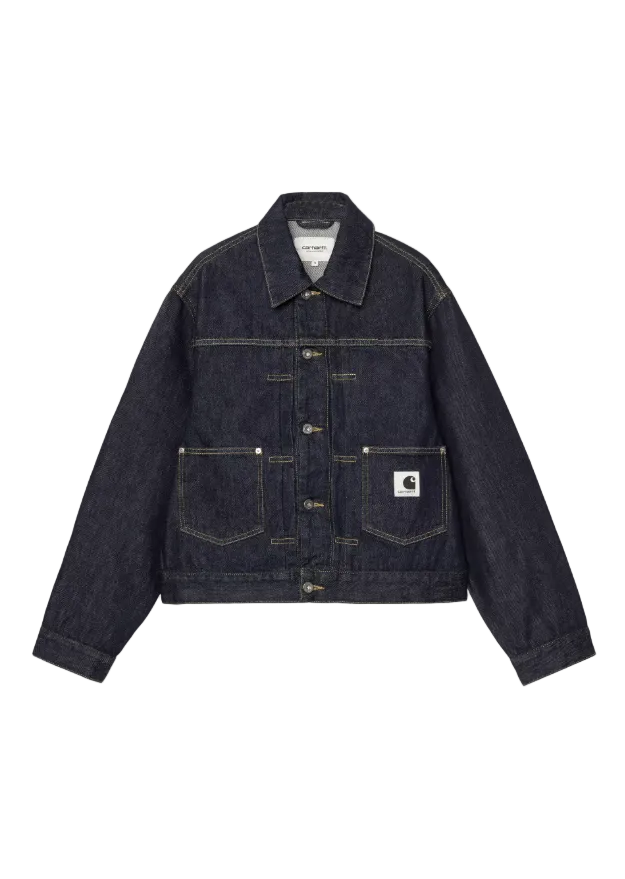 W' BELMAR JACKET BLUE RINSED