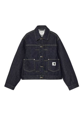 W' BELMAR JACKET BLUE RINSED
