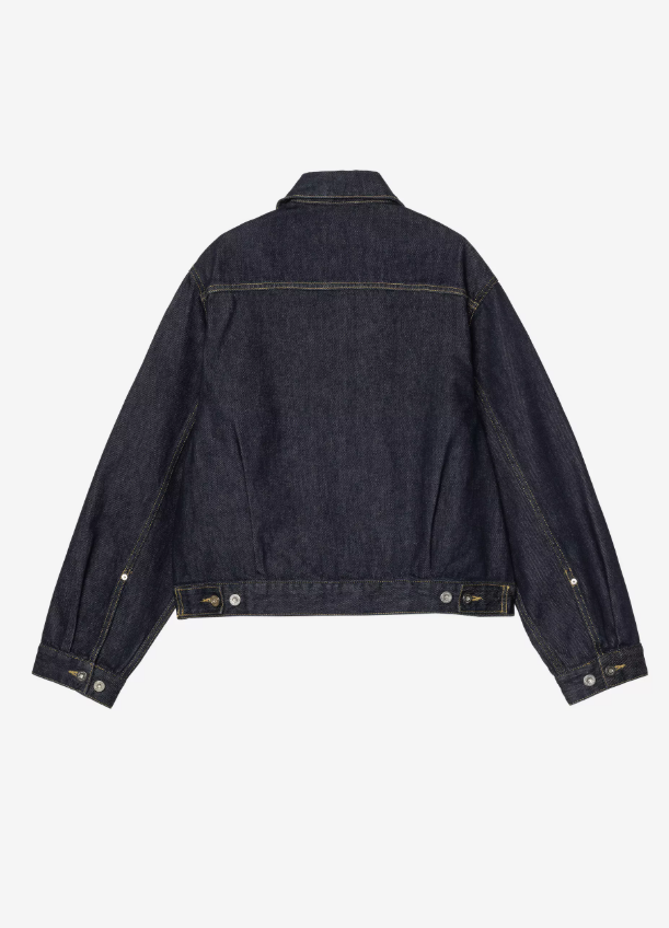 W' BELMAR JACKET BLUE RINSED