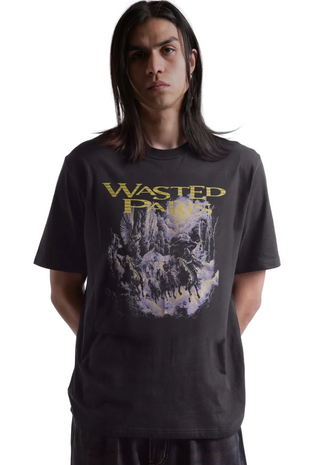 ANGELS GULLY TEE OLD BLACK