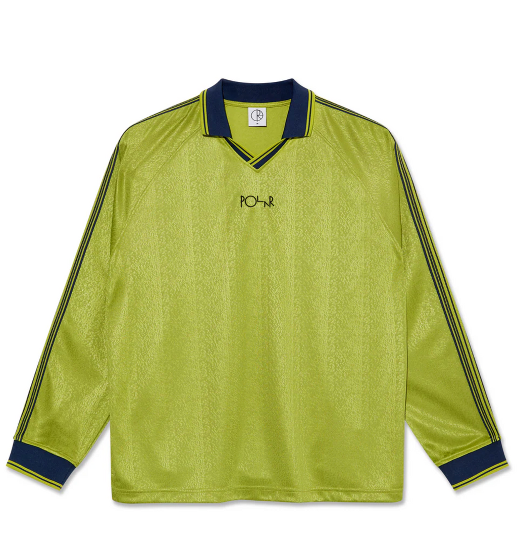 DAVIE LS SHIRT PERIDOT/DARK BLUE