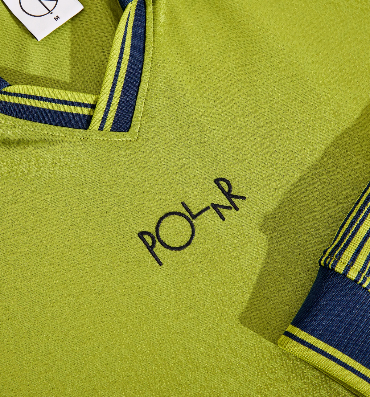 DAVIE LS SHIRT PERIDOT/DARK BLUE