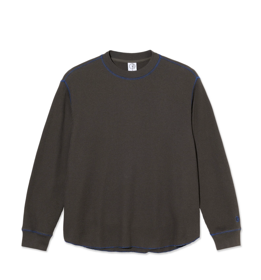 DYLAN LS TEE DIRTY BLACK/BLUE