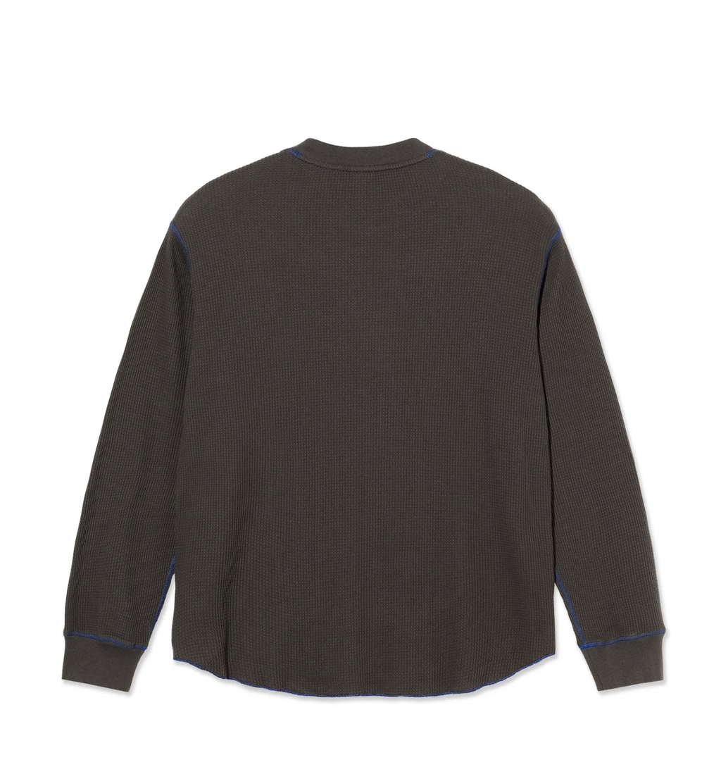 DYLAN LS TEE DIRTY BLACK/BLUE