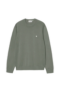 MADISON SWEATER VELVET GREEN/WHITE