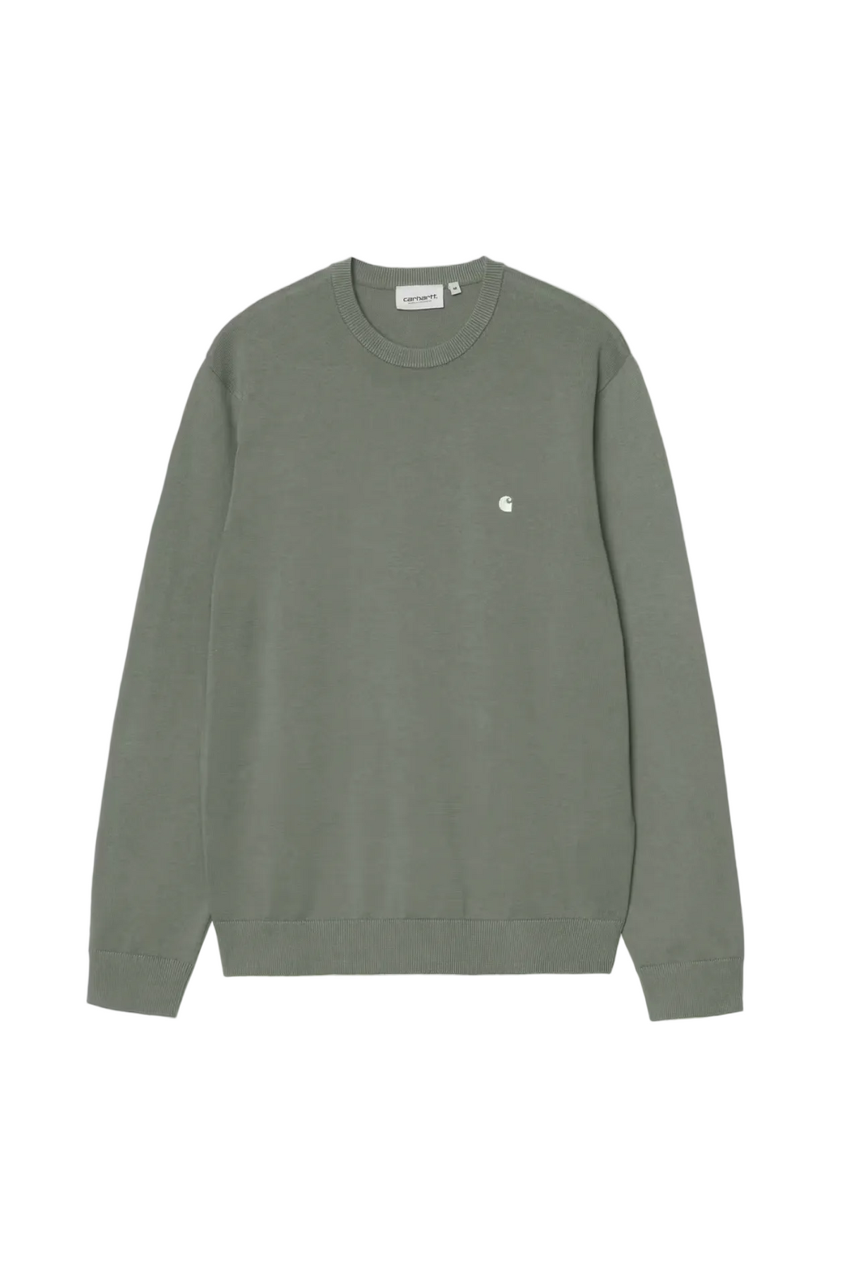 MADISON SWEATER VELVET GREEN/WHITE