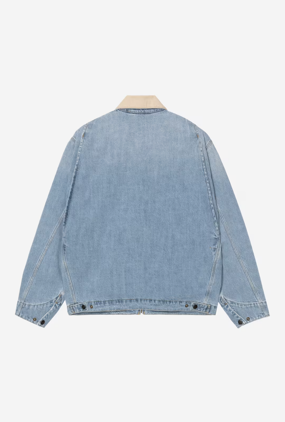 OG DETROIT JACKET BLUE/DUSTY H BROWN BURST WASHED