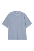S/S NELSON WAFFLE TEE GENTLE BLUE GARMENT DYED