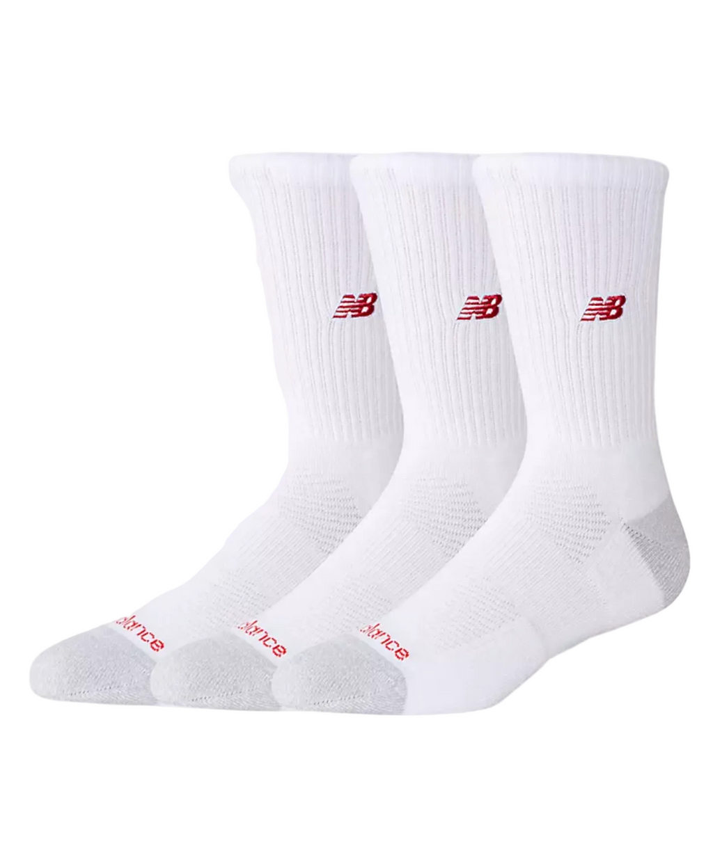 ACTIVE PREMIUM CREW 3 PACK WHITE