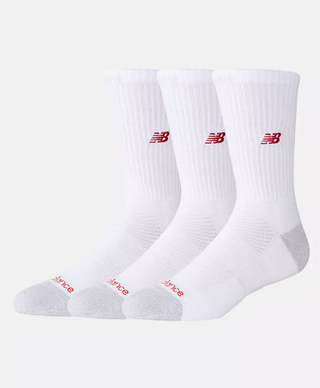 ACTIVE PREMIUM CREW 3 PACK WHITE