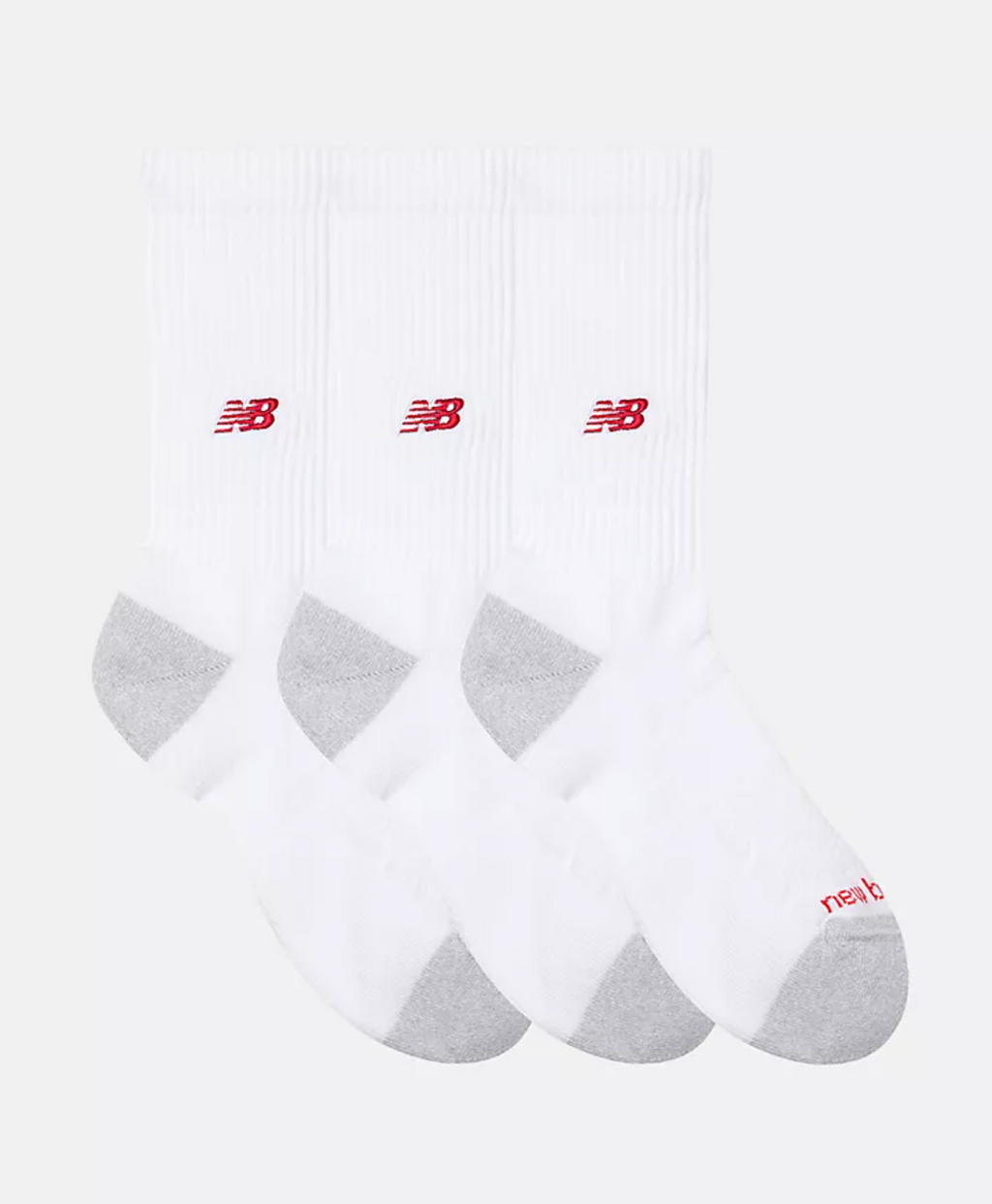 ACTIVE PREMIUM CREW 3 PACK WHITE