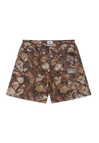 BIGWIG BAGGY DENIM SHORT FENCE CAMO