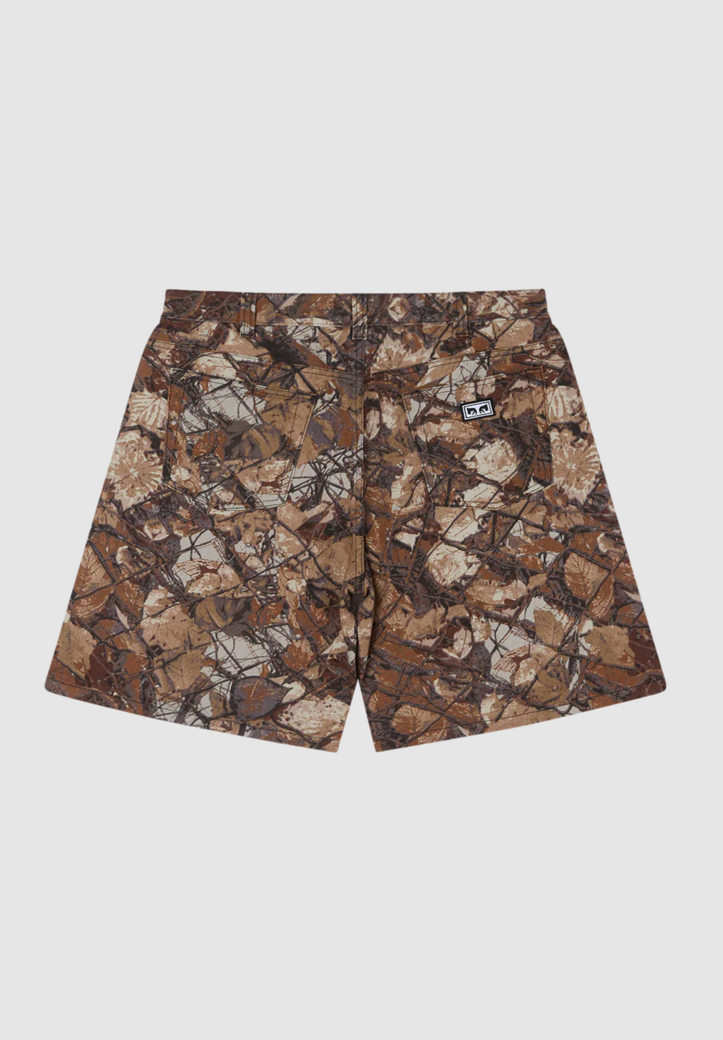 BIGWIG BAGGY DENIM SHORT FENCE CAMO