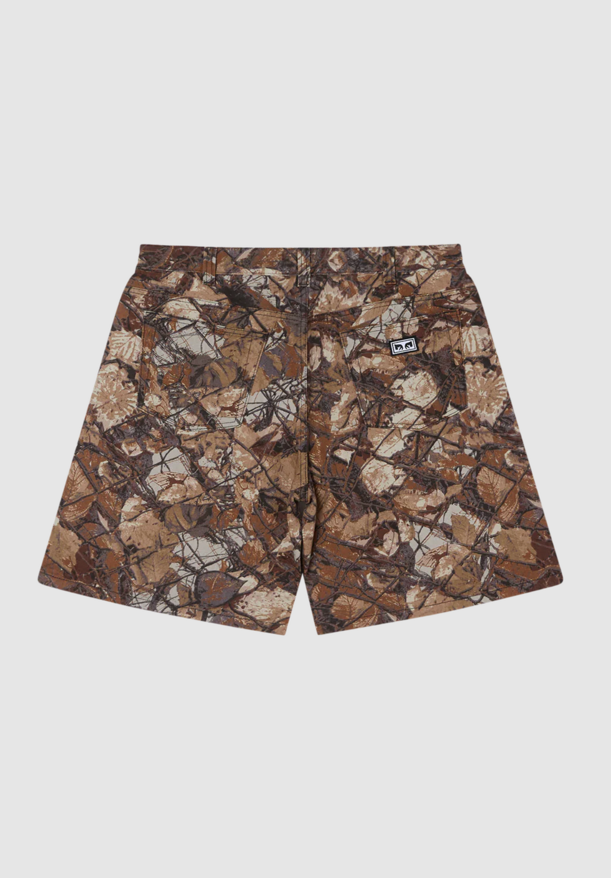 BIGWIG BAGGY DENIM SHORT FENCE CAMO