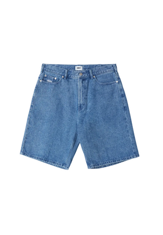 BIGWIG BAGGY DENIM SHORT LIGHT INDIGO