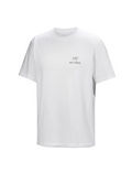 KRAGG SL COTTON BIRD WORD TEE WHITE LIGHT/BLACK