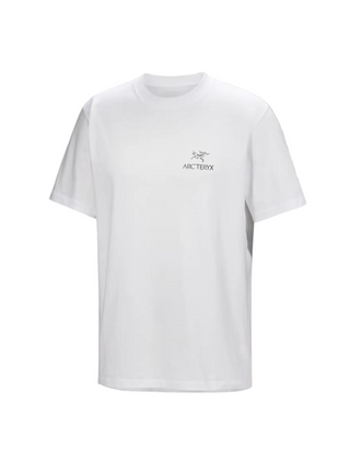 KRAGG SL COTTON BIRD WORD TEE WHITE LIGHT/BLACK