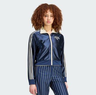 REVERSIBLE FIREBIRD TRACK TOP WARM VANILLA/NIGHT INDIGO