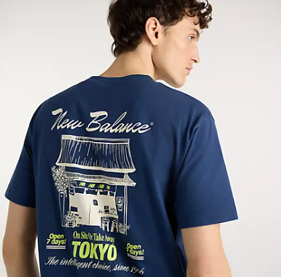 GRAB A BITE TOKYO TEE NAVY