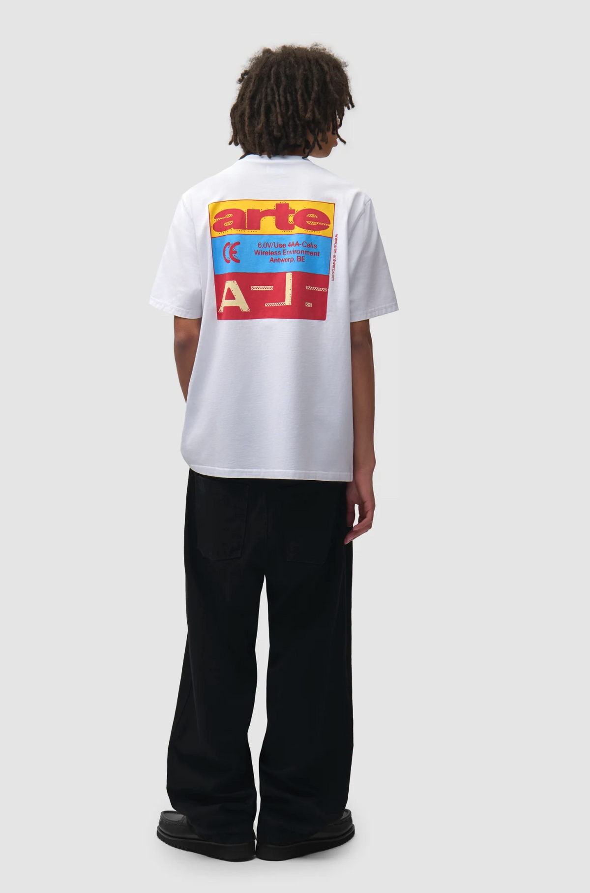 TRICOLOR SERIAL TEE WHITE